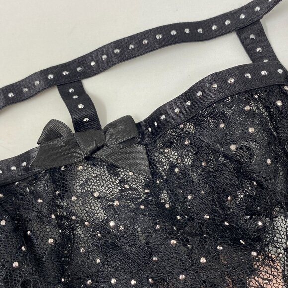 Agent Provocateur Davinah SOIREE Black Brief AP2 Small NWT $645 - Picture 15 of 16